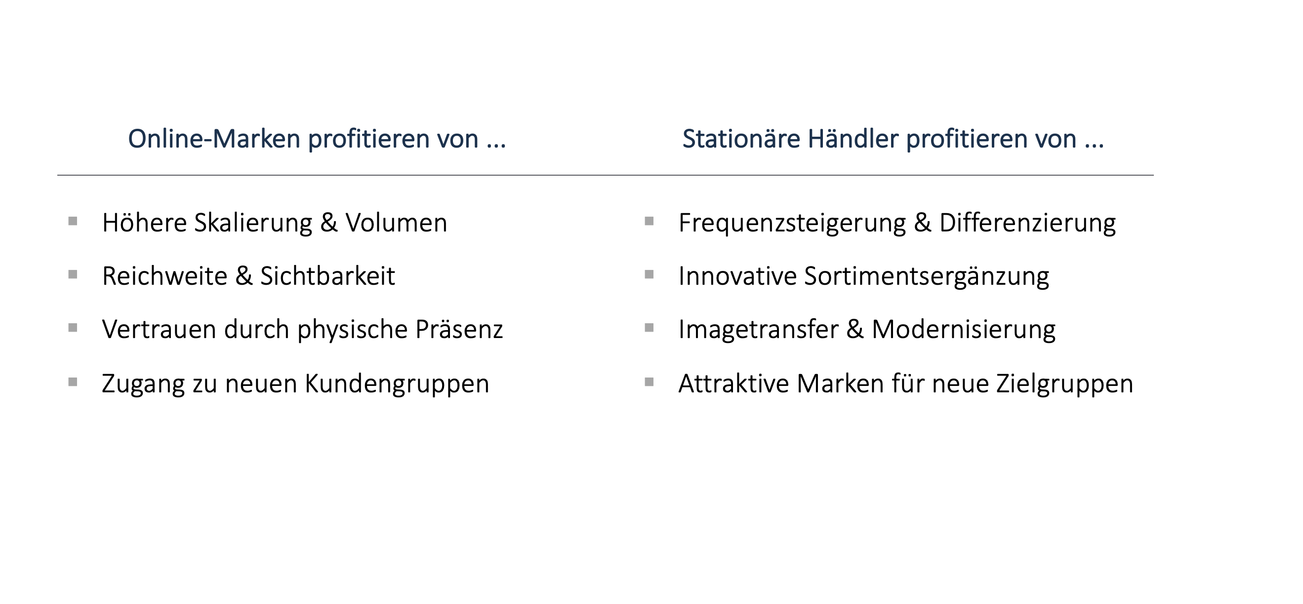 Horn & Company zeigt: Synergieeffekte für beide Seiten