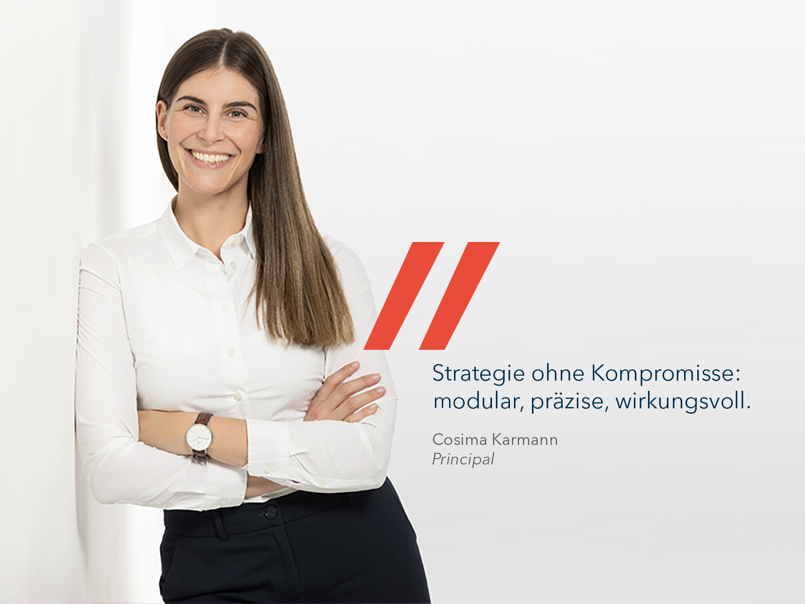 Strategie ohne Kompromisse: Modular, präzise, wirkungsvoll.